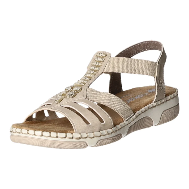 Rieker Sportliche Sandalette bis 30mm Sohlenhöhe