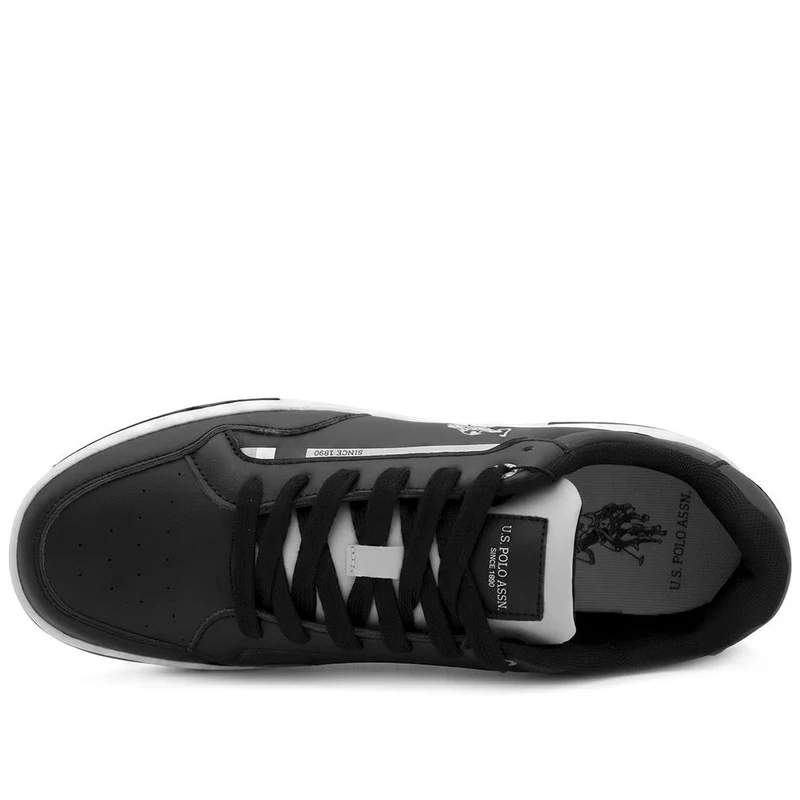US Polo Lace Up Trainers - USPOL43002 / 330 485 - Black