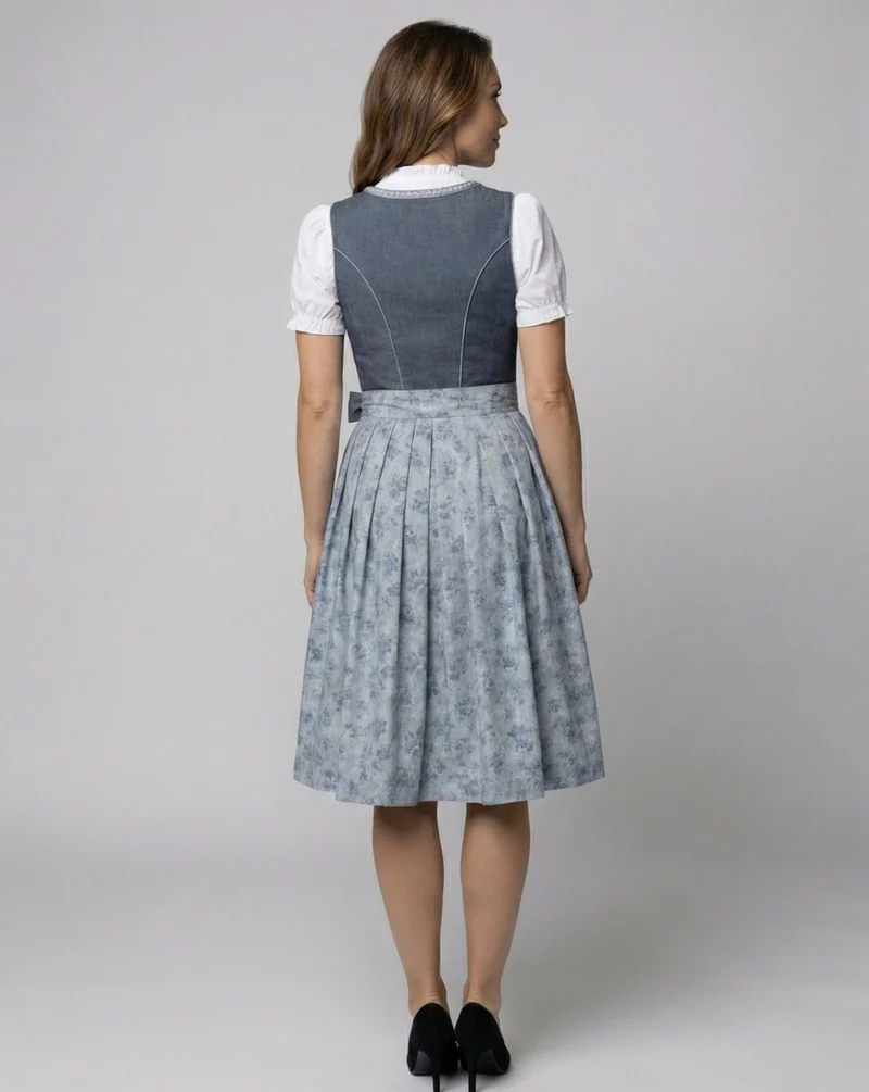 Annika | Oktoberfest Dirndl Kleid Tailliert Traditionell Festlich
