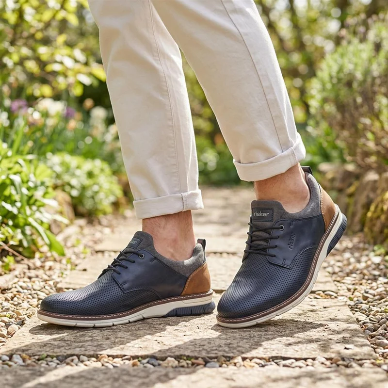 Casual Lace-Up Shoes - RKR39514 / 324 835 - Navy