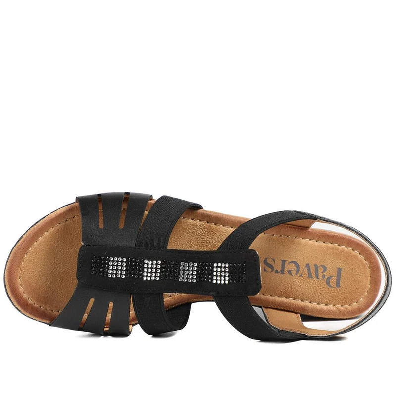 Ladies' Smart Sandals - WOIL41014 / 326 870 - Black
