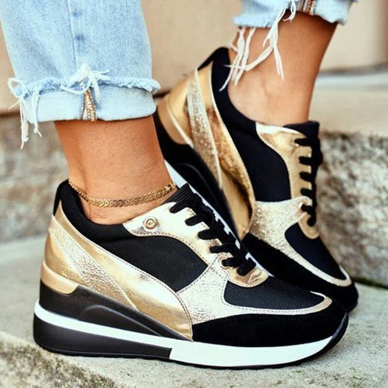 Laura | Damen Bequeme High-Top Sportsneaker