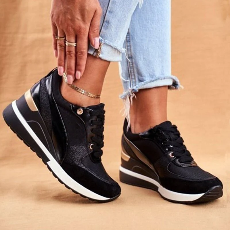 Laura | Damen Bequeme High-Top Sportsneaker