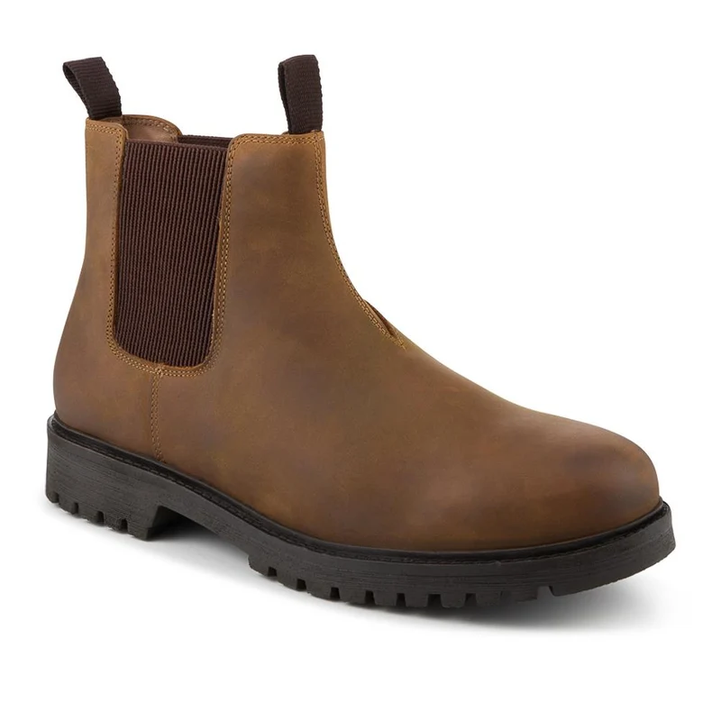 Hamburg Leather Waterproof Chelsea Boots - HAMBURG / 327 847