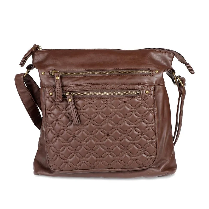 Multi-Zip Cross-Body Bag - WAHT41001 / 327 237