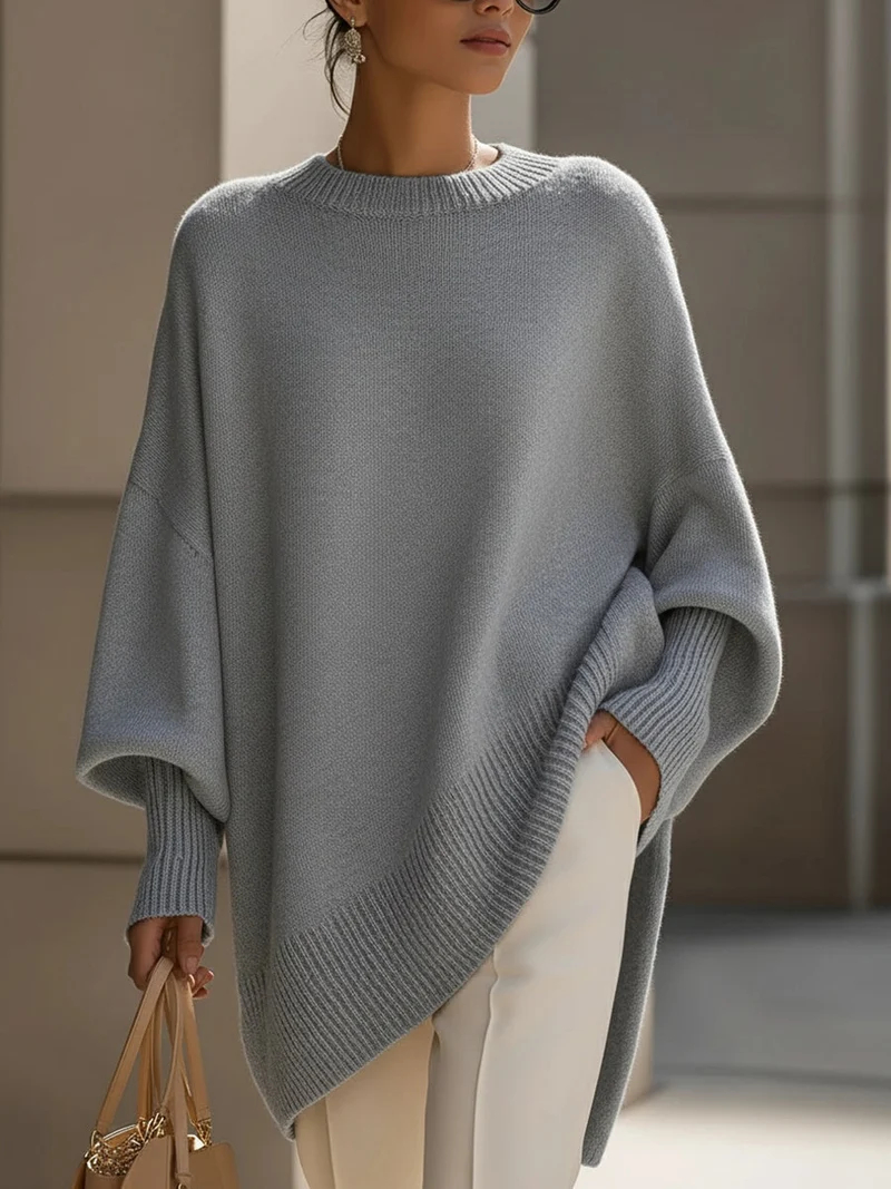 Annika | Damen Eleganter Oversized Pullover