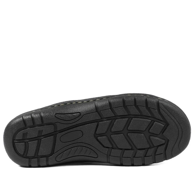 Leather Touch Fasten Fisherman Sandals - AATRA43005 / 328 928 - Dark Brown