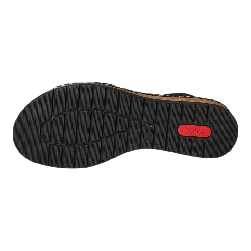 Rieker Keil Sandalette ab 30mm Sohlenhöhe