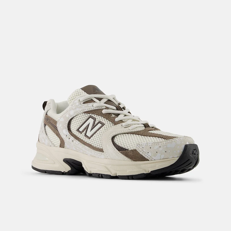 New Balance Unisex-Sneaker 530 mit Sprenkeln | Weiß/Braun