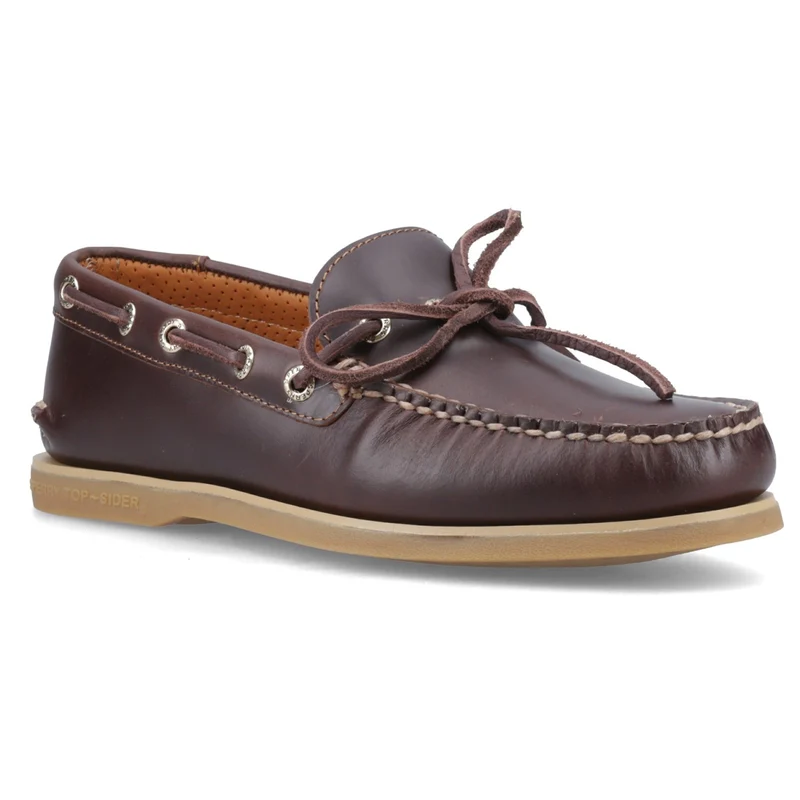 Sperry Authentic Original Gold Cup Herren-Bootsschuhe mit 1-Öse | Braun