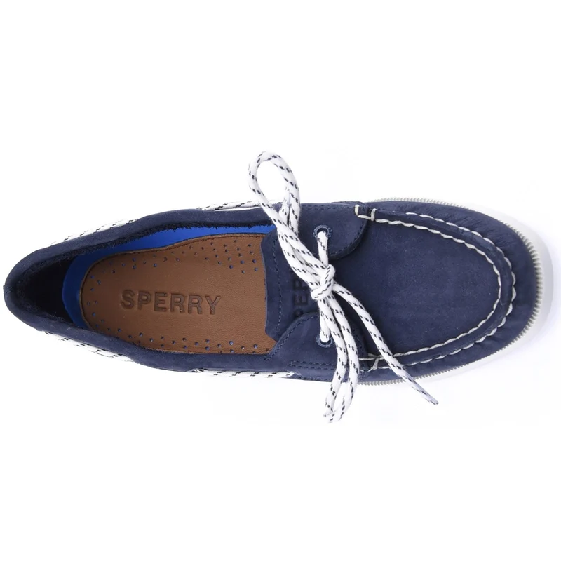 Sperry Authentischer originaler Damen-Bootsschuh mit 1 Ösen | Marineblau