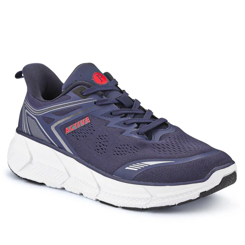 Easy Step In Wide Fit Memory Foam Trainers - BOJIE41008 / 326 944 - Navy