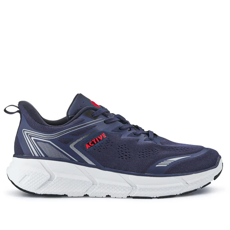 Easy Step In Wide Fit Memory Foam Trainers - BOJIE41008 / 326 944 - Navy