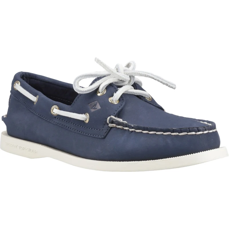 Sperry Authentischer originaler Damen-Bootsschuh mit 2 Ösen | Marineblau