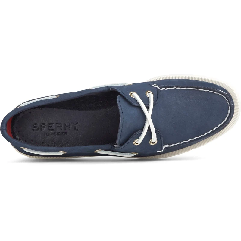 Sperry Authentischer originaler Damen-Bootsschuh mit 2 Ösen | Marineblau