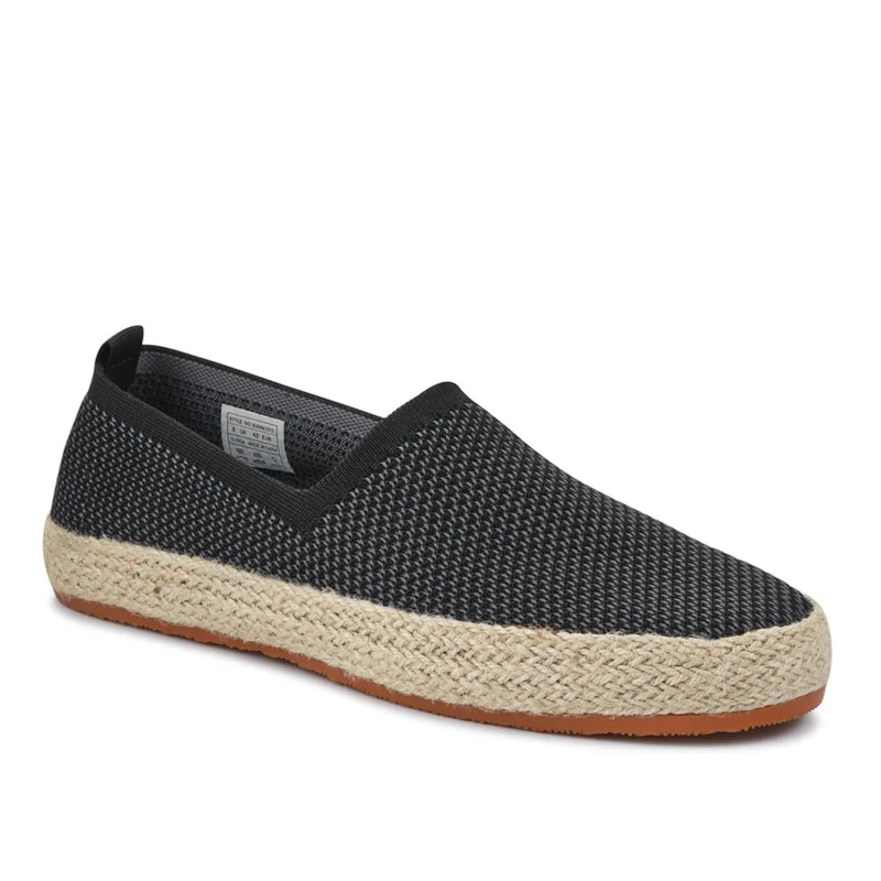 Breathable Slip-On Espadrilles - XIAM41013 / 326 923 - Black