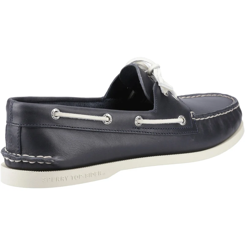 Sperry Authentische Herren-Bootsschuhe mit 2 Ösen | Marineblau