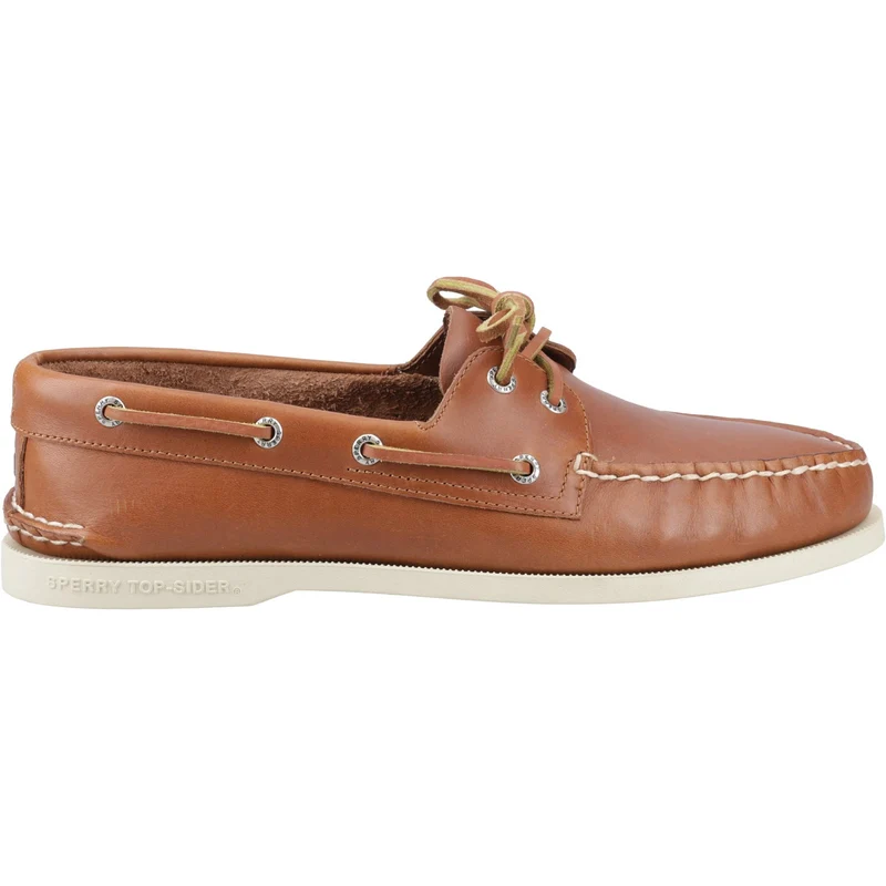 Sperry Authentische Herren-Bootsschuhe mit 2 Ösen | Hellbraun