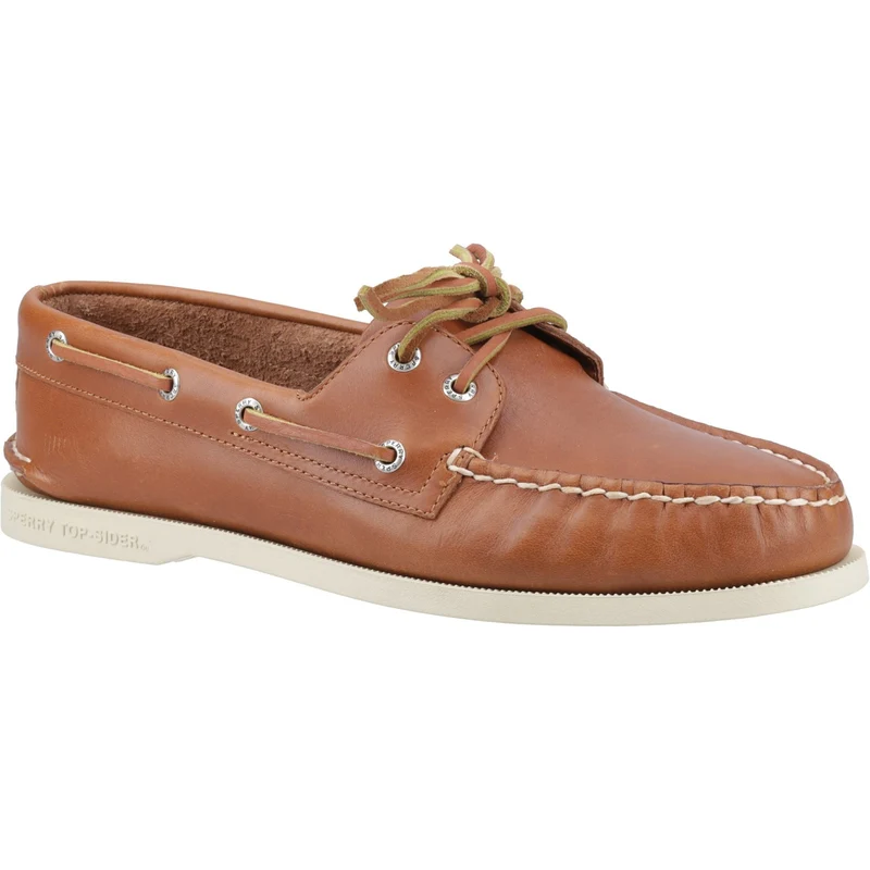 Sperry Authentische Herren-Bootsschuhe mit 2 Ösen | Hellbraun