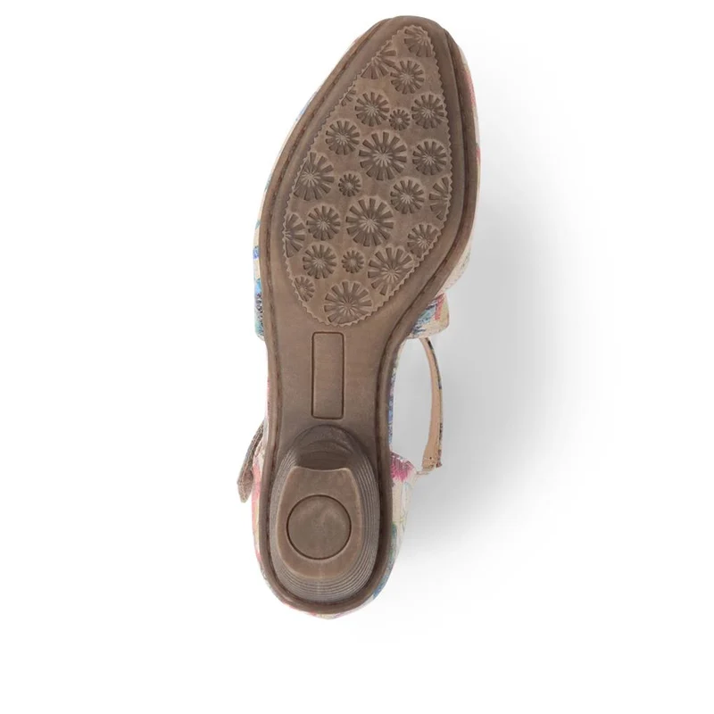 Low-Heeled Court Shoes - WBINS39078 / 325 127 - Floral