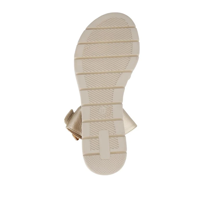 Dual-Buckled Mule Sandals - WOIL41018 / 327 182 - Gold