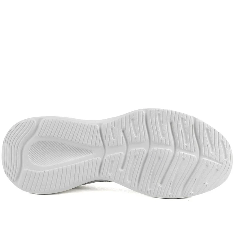 Wide Fit Memory Foam Easy Step In Trainers - BRK43041 / 329 070 - Khaki