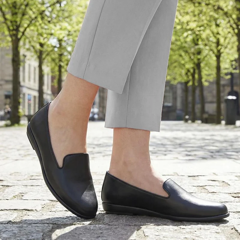 Flat-Soled Casual Slip-On Shoes - UPSKY42000 / 327 913 - Black