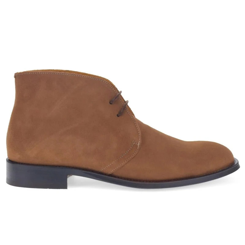 Campbell Blake Stitched Desert Boots - CAMPBELL / 321 132 - Taupe Suede