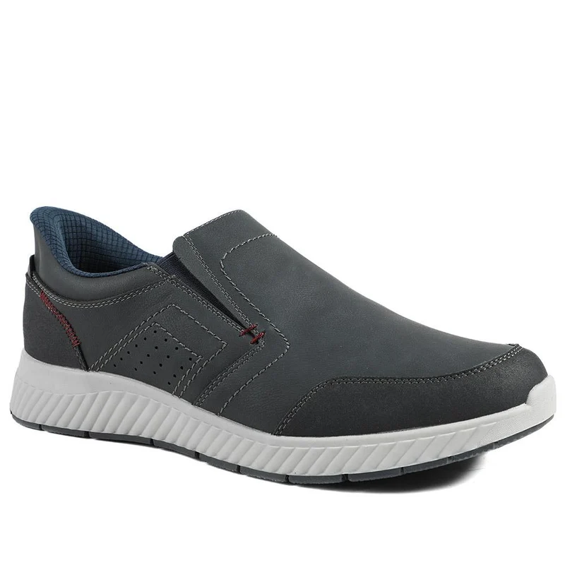 Easy Step In Wide Fit Laceless Shoes - GANG42000 / 327 877 - Navy