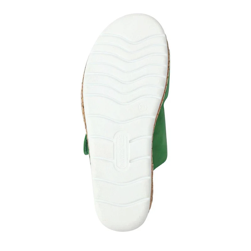 Wide Fit Dual-Fasten Mules - WBINS41103 / 327 398 - Green