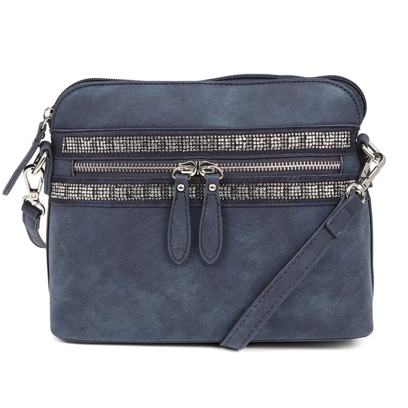 Zip-Fasten Crossbody Bag - RIM37005 / 323 896 - Navy