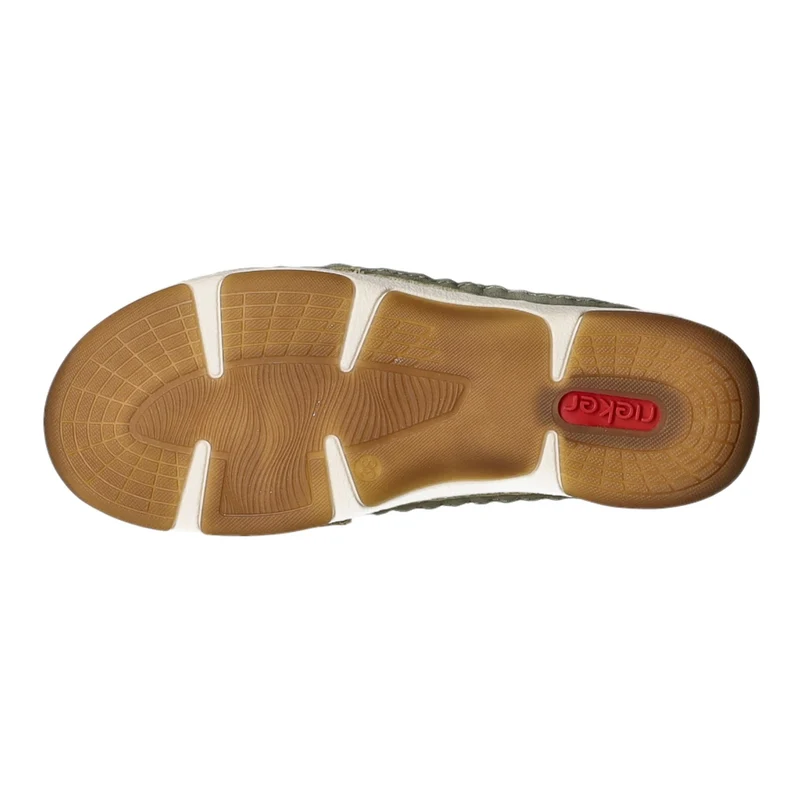 Rieker Slipper/Kletthalbschuh luftdurchlässig (durchbrochenes/geflochtenes Obermaterial)
