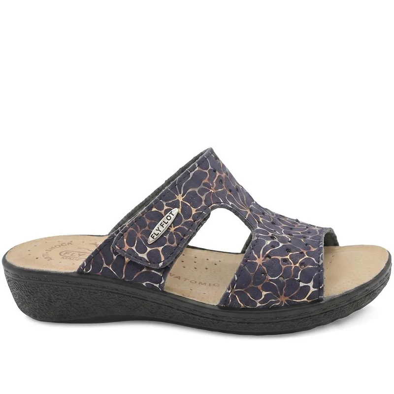 Fly Flot Adjustable Fit Mule Sandals - FLY43016 / 328 652 - Blue