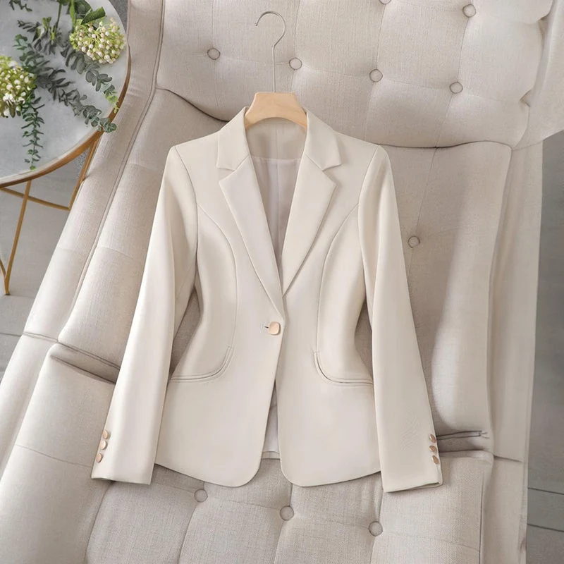 Carolin | Damen Figurbetonte Elegante Arbeitsjacke