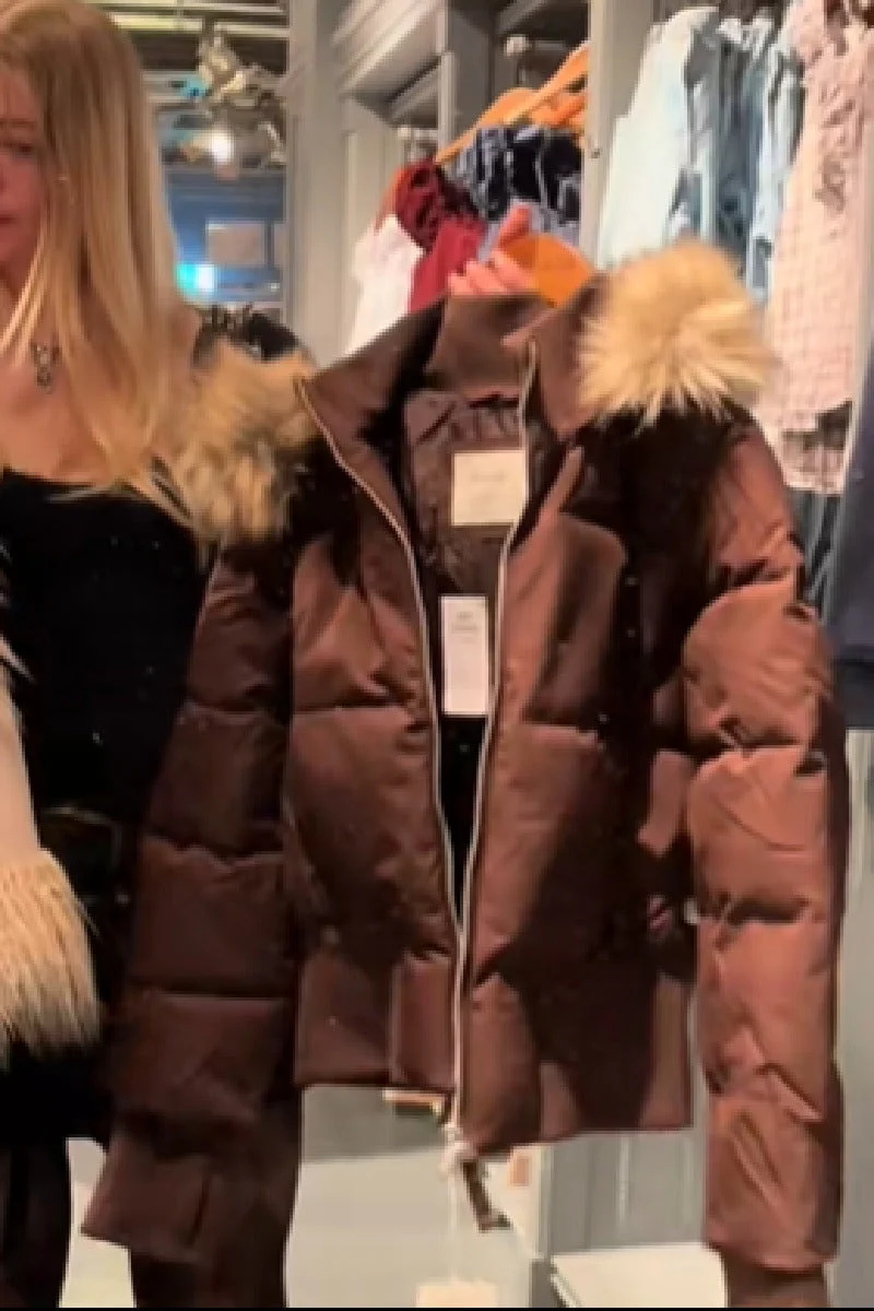 Angela | Warme Stilvolle Winter Kapuzenjacke für Damen