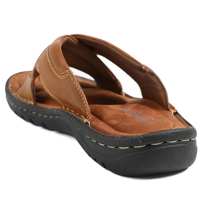 Leather Mule Sandals - AATRA43003 / 328 936 - Tan