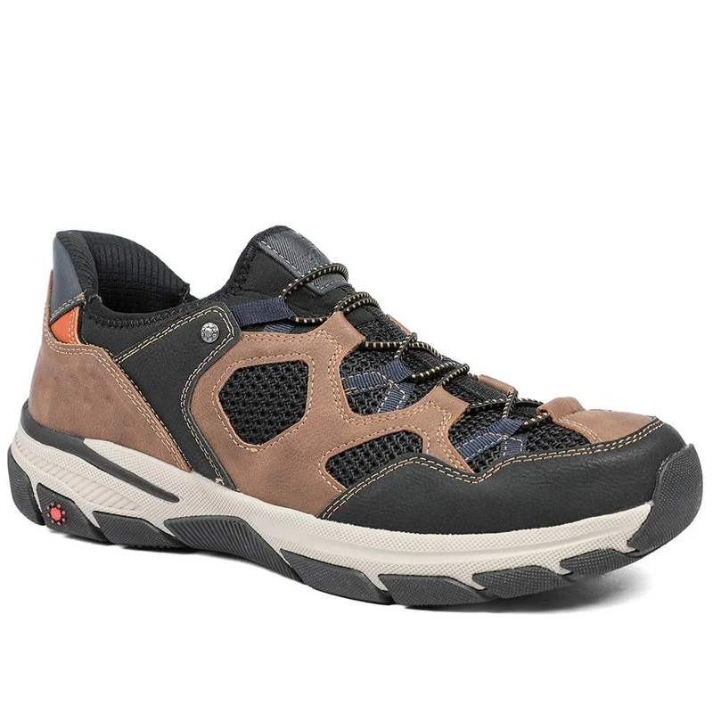 Relife Wide Fit Rugged Slip On Shoes - RELIF43009 / 329 178