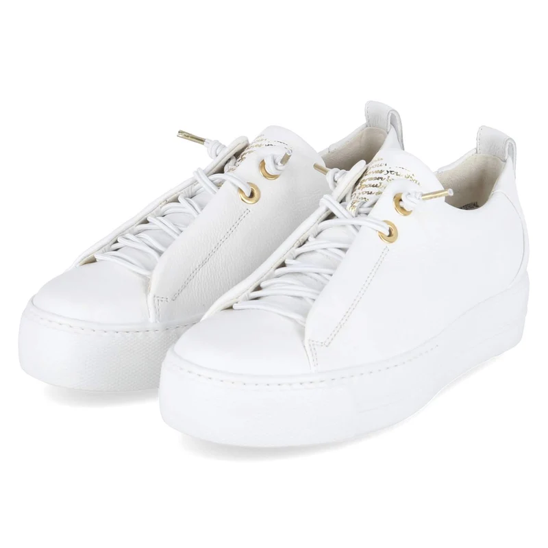Plateau-Sneaker Weiß