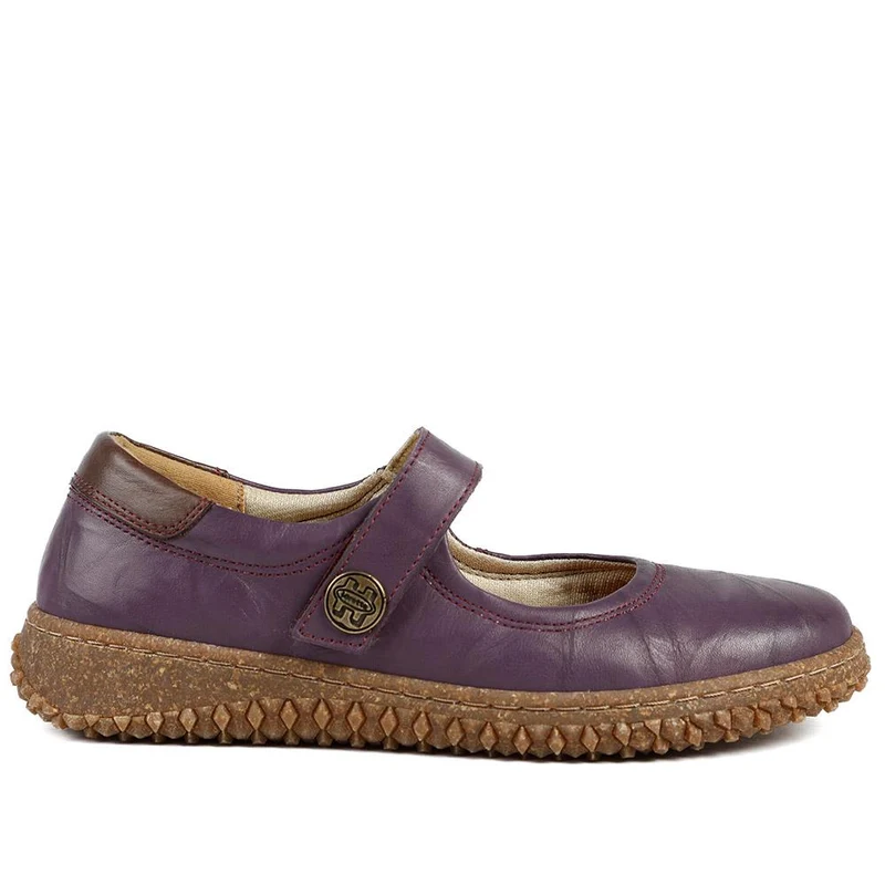 Loretta Leather Mary Janes - HAK42010 / 328 514 - Purple
