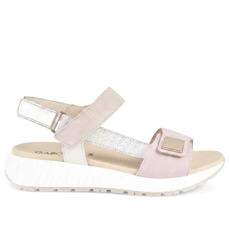 Gabor Leather Touch Fasten Platform Sandals - GABC43521 / 330 460 - Multi