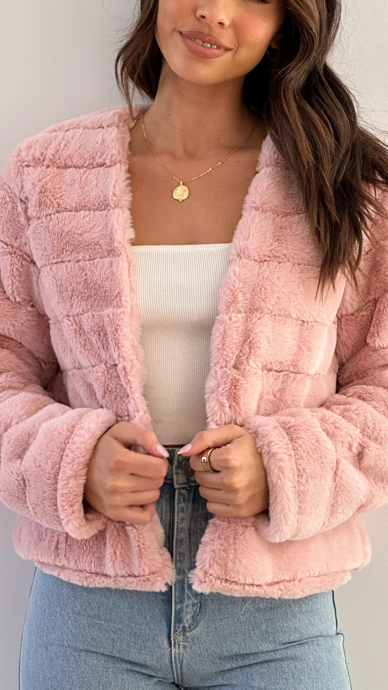 Emilia | Damen Kurze Freizeitjacke mit offenem Frontdesign