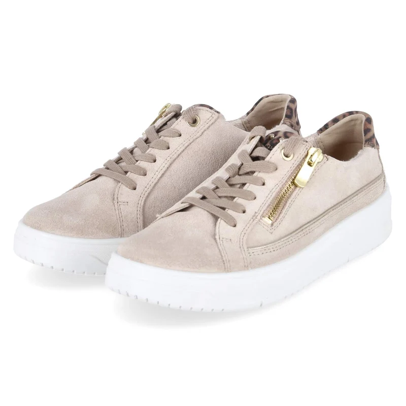 Halbschuhe Beige