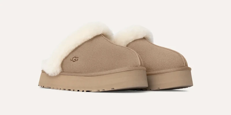 UGG Disquette Plateau-Slipper für Damen | Sand