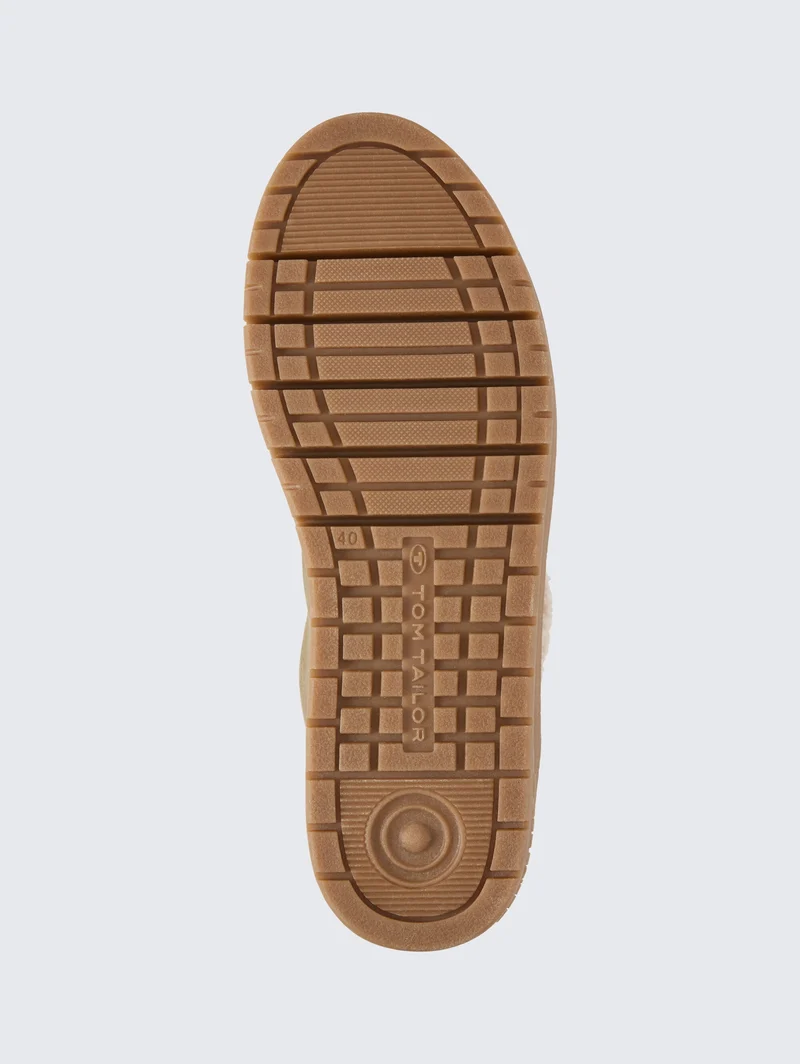 Tom Tailor Damen-Plateausneaker mit Futter | Khaki