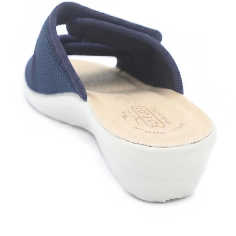 Fly Flot Dual Adjustable Strap Mule Sandals - FLY43015 / 328 650 - Navy