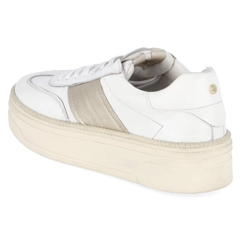 Plateau-Sneaker Weiß