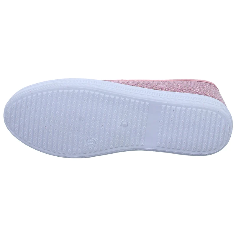 girlZ onlY Leinen Slipper/Kletthalbschuh