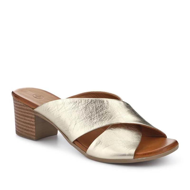 Smart Leather Mules - BELMET41004 / 327 230