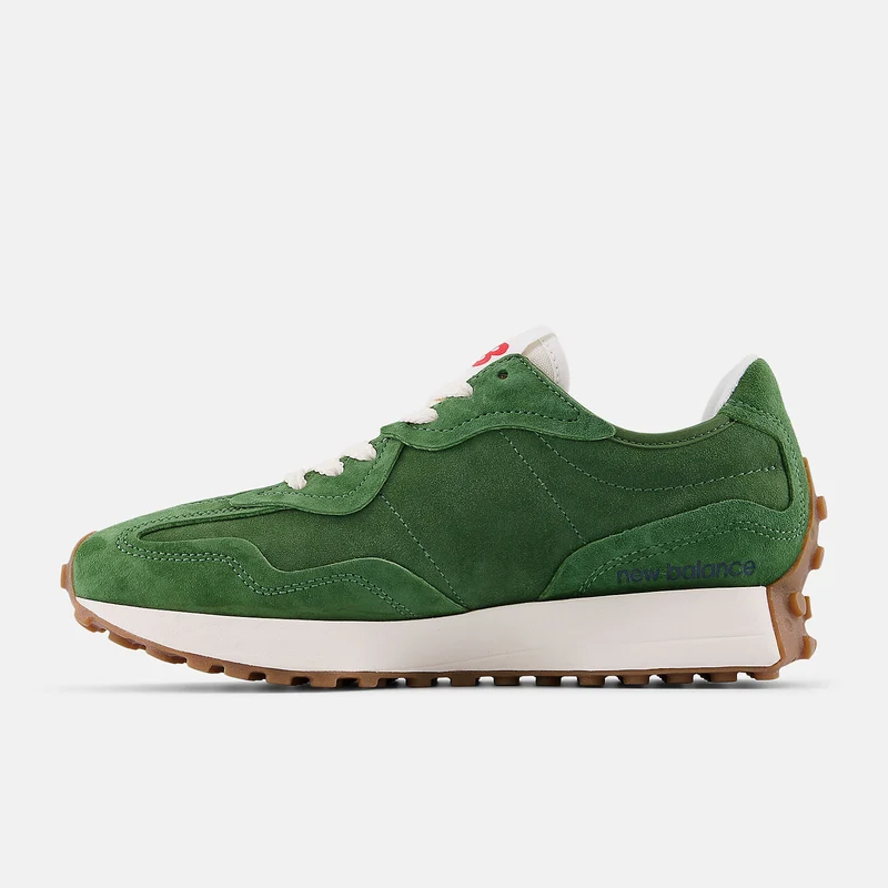 New Balance Unisex-Sneaker 327 | Dunkelalpingrün / Marineblau