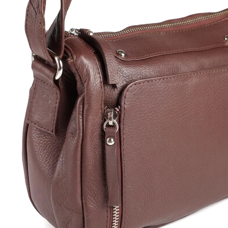 Adjustable Multi-Pocket Handbag - JWNBG41005 / 327 772 - Chocolate